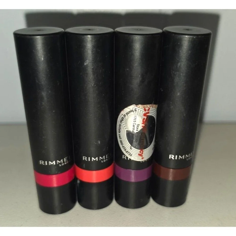 Lot of 4 Rimmel Lasting Finish Extreme Salty Buzz'n Liti Extra NEW